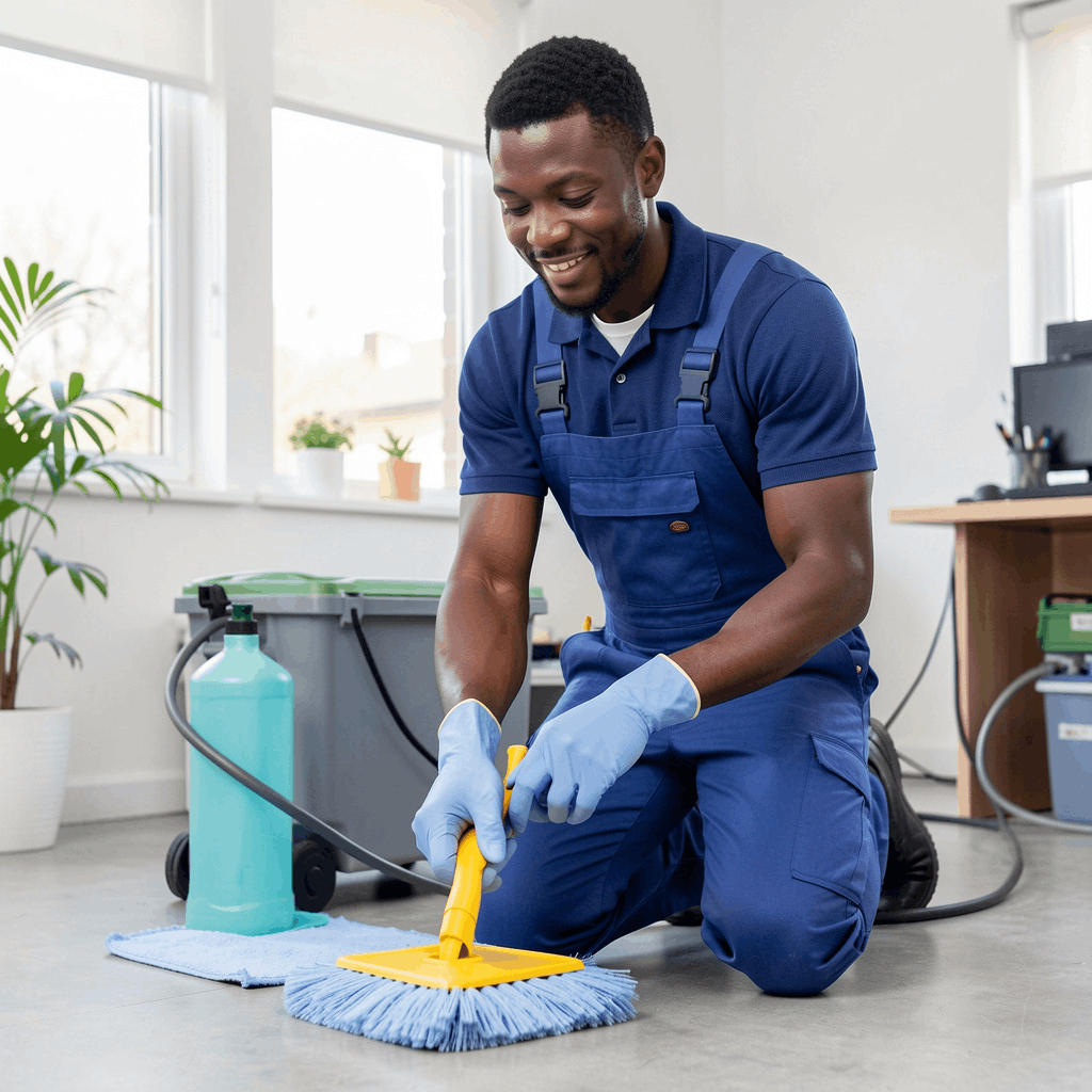 freepik generate image of a black nigerian man cleaning as 71166 (1)
